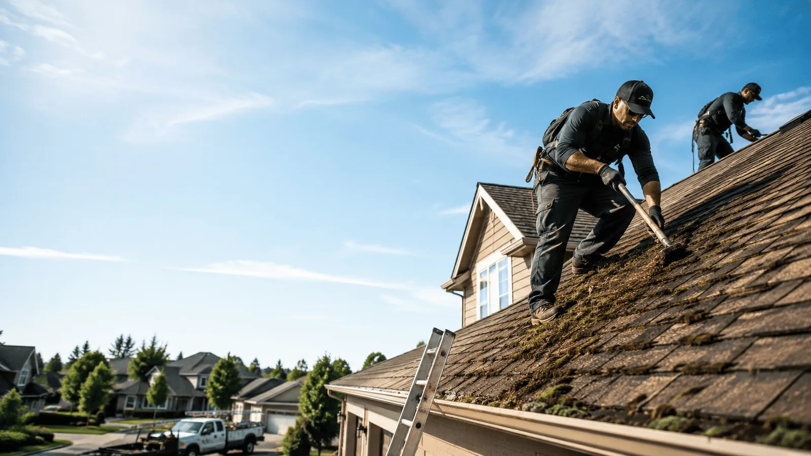 Roof Moss Removal in Kewaskum, WI near me